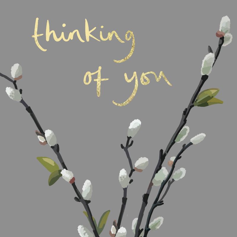 Thinking Of You Foiled Greeting Card