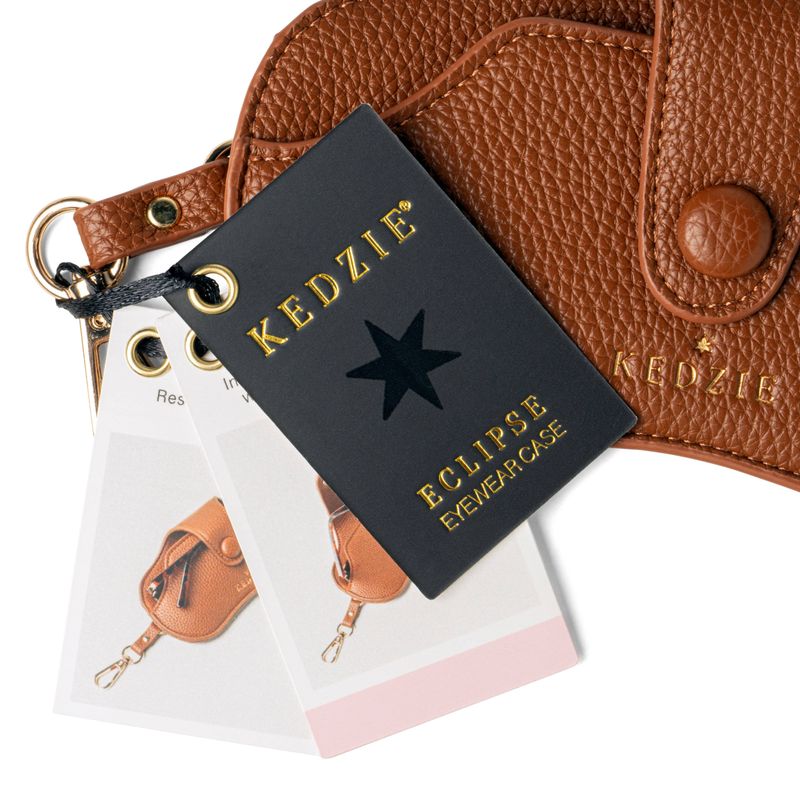 Kedzie Eclipse Vegan Leather Eyewear Case