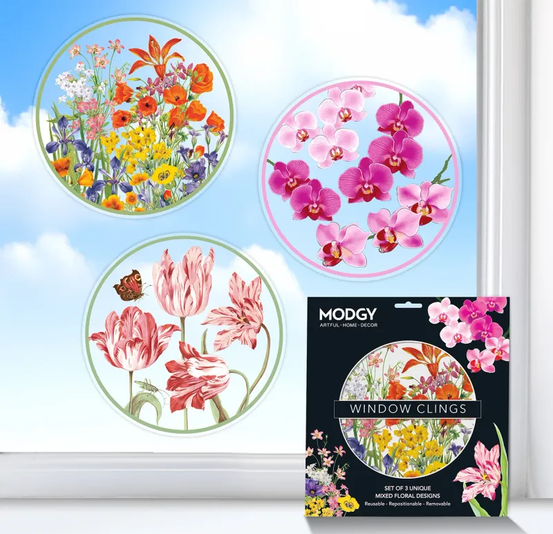 Modgy Window Clings Set of 3