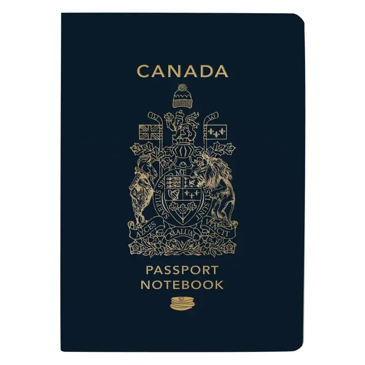 Canadian Passport Notebook