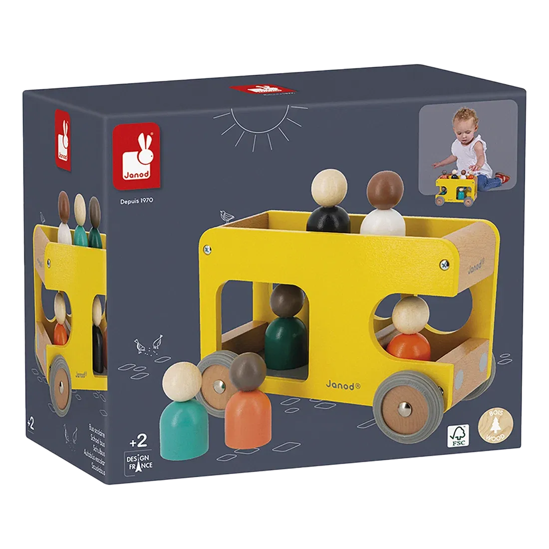 Wood School Bus