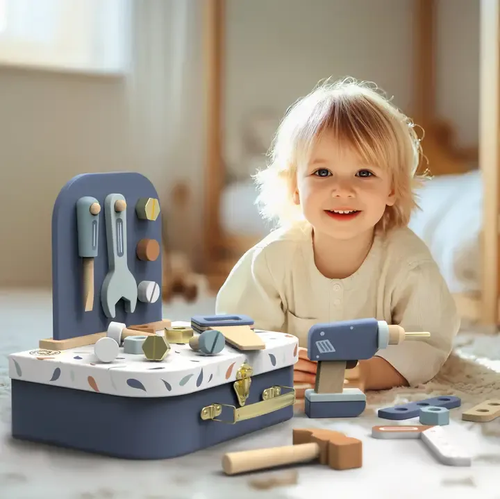 Speedy Monkey Wood Tool Suitcase