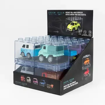 Vroom Vroom Collectibles Pull Back Diecast Cars Assorted