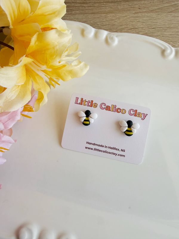 Clay Bee Studs