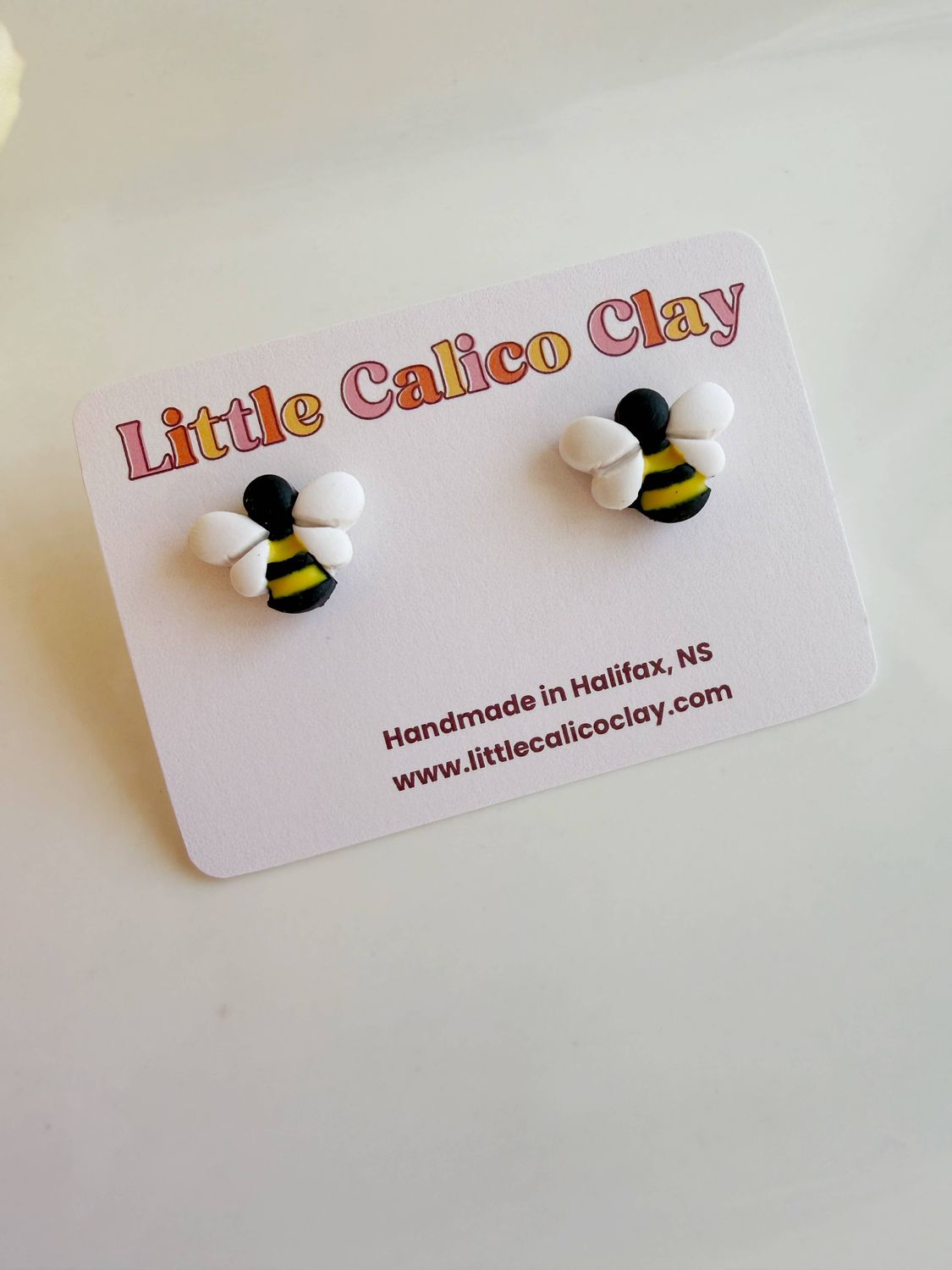 Clay Bee Studs