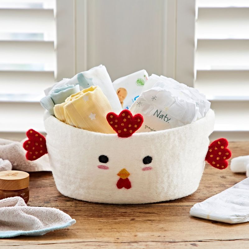 Felt Chicken Basket