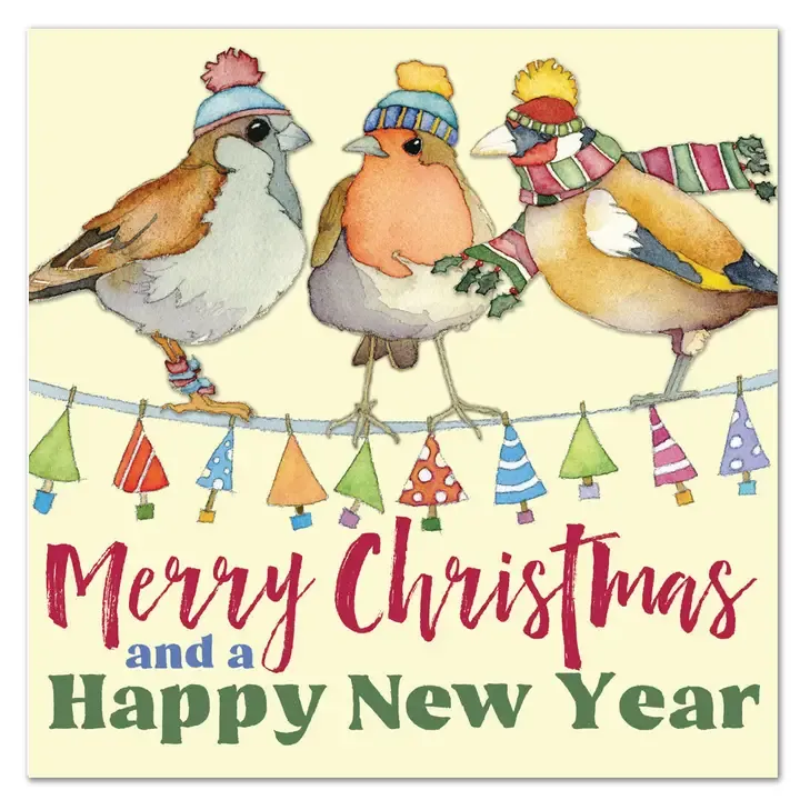 Christmas Birdies Christmas Cards Pack of 6