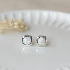 Glee Lilo Stud Opal Earrings