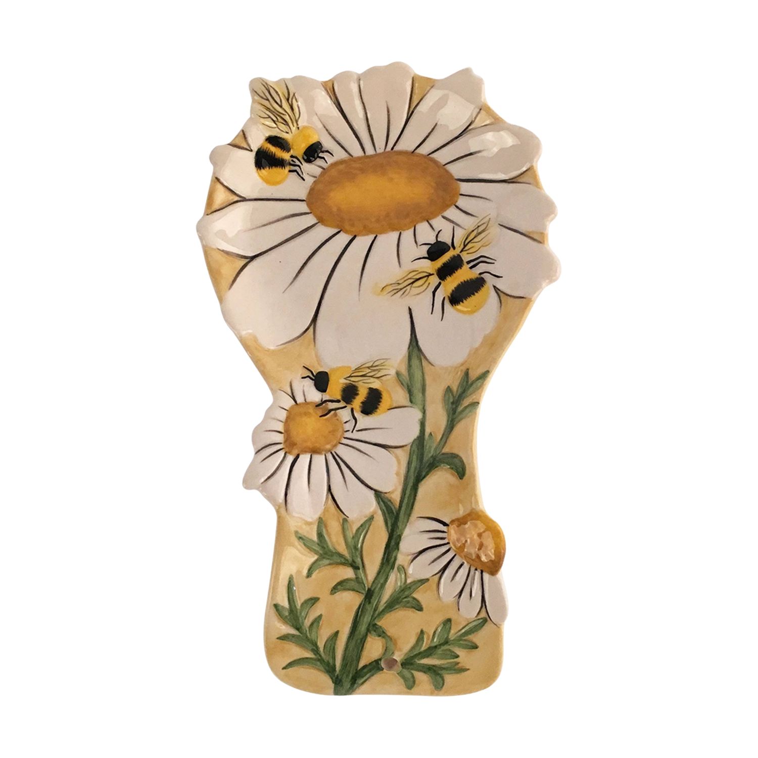 Flower And Bee Spoon Rest