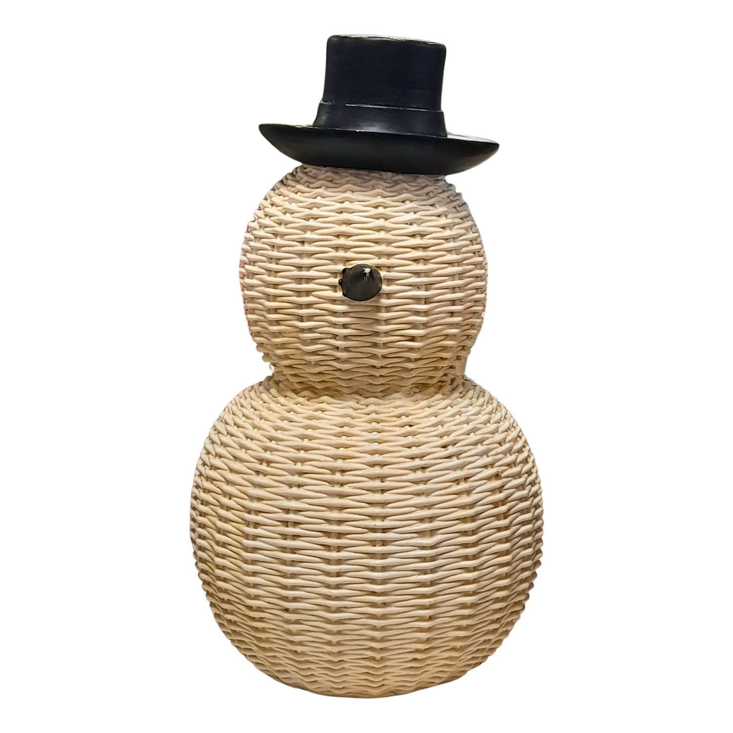 Large Rattan Snowman