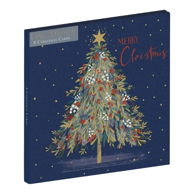 Luxury Boxed Christmas Cards Tree