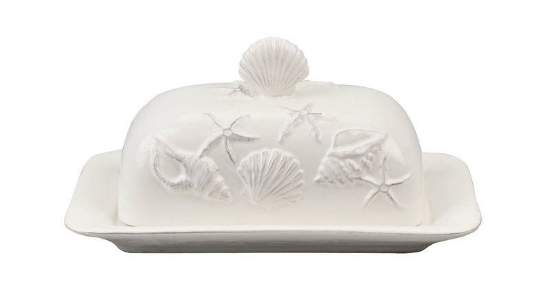 Laguna Coastal Butter Dish White