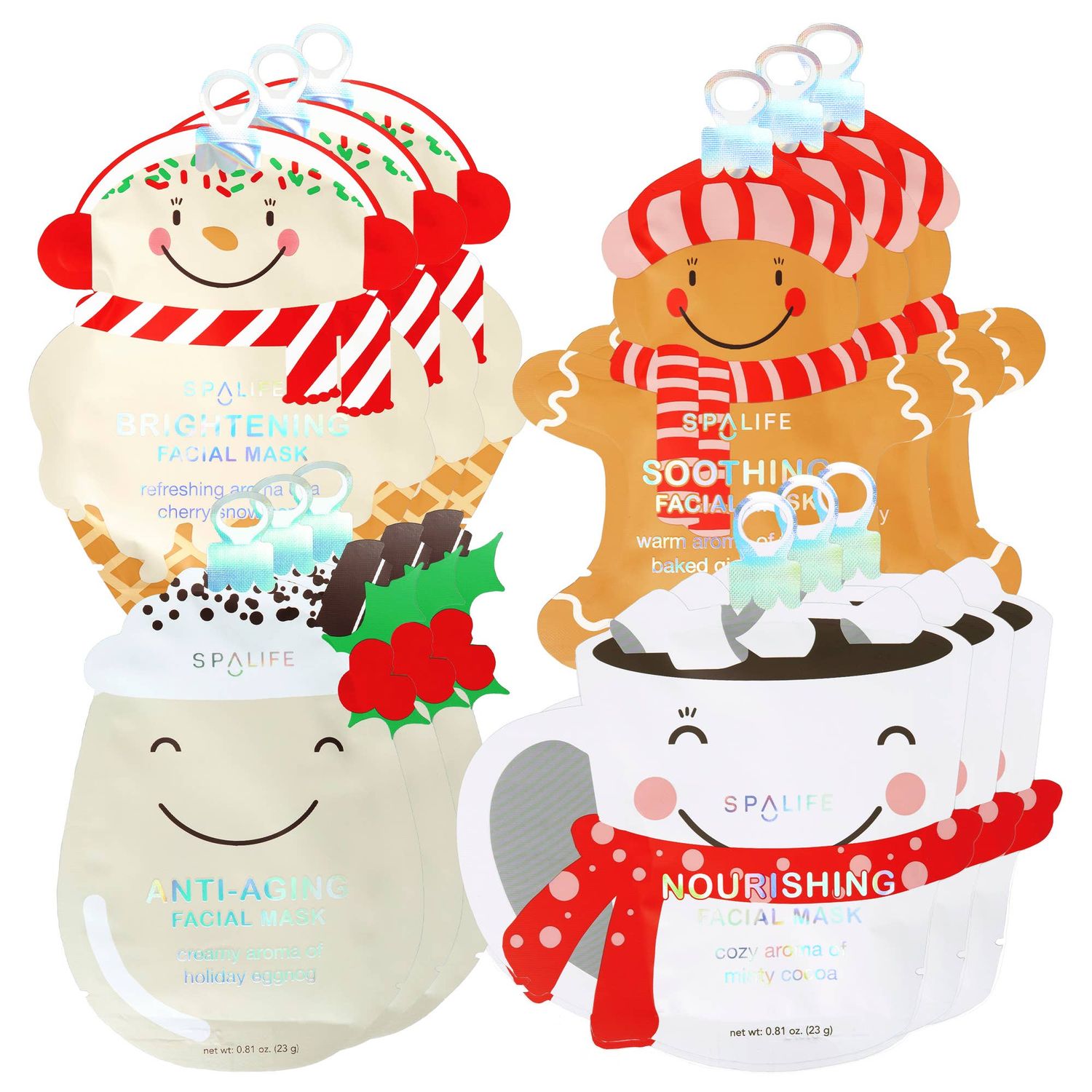 Christmas Skincare Mask Assorted