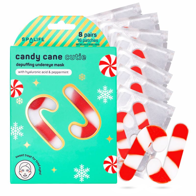 Christmas Candy Cane Undereye Patches 8pk
