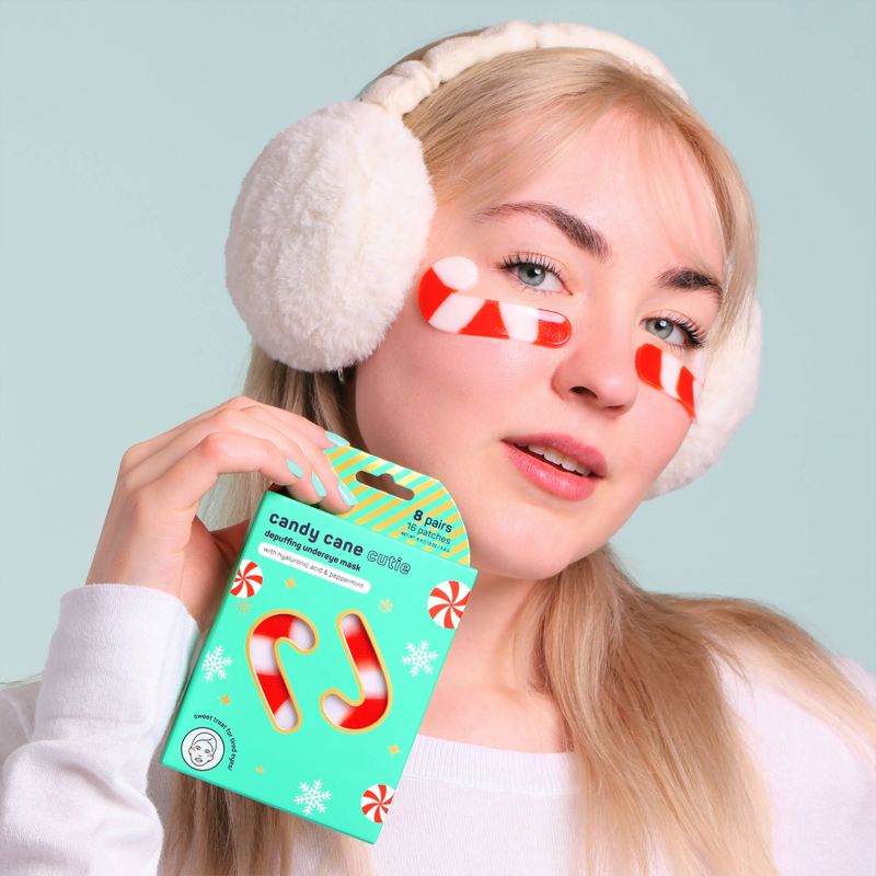 Christmas Candy Cane Undereye Patches 8pk