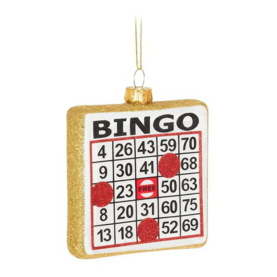 Bingo Card Ornament