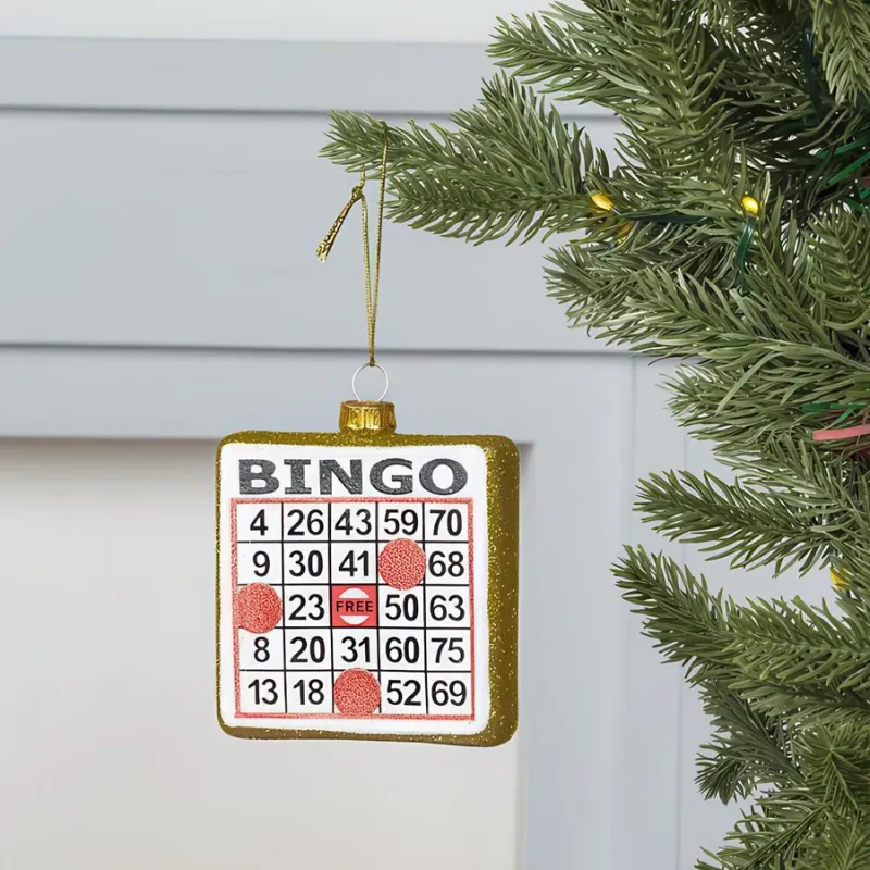 Bingo Card Ornament