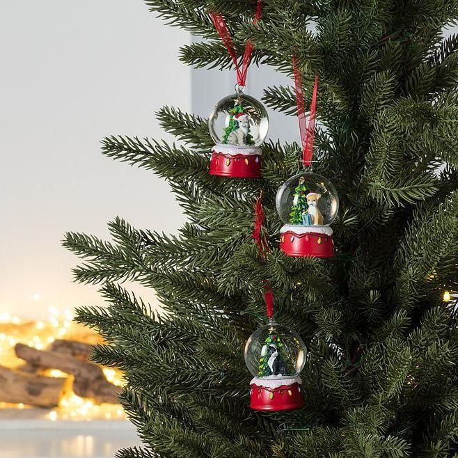 Mini Cat Snow Globe Ornament