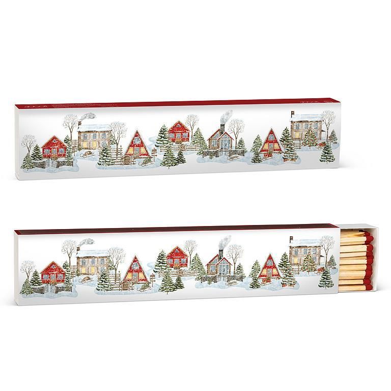 Winter Houses Long Matches 40pc