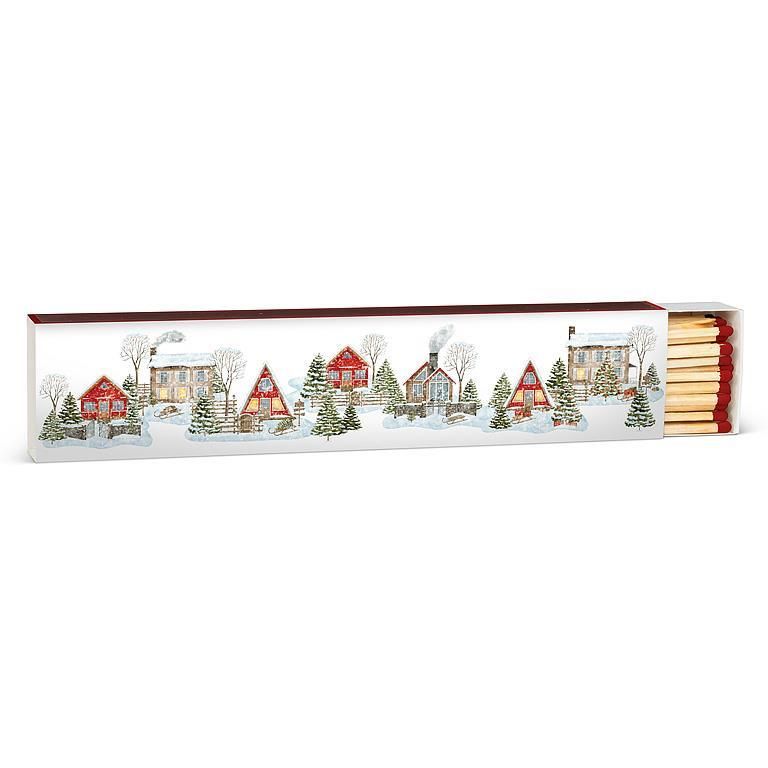 Winter Houses Long Matches 40pc