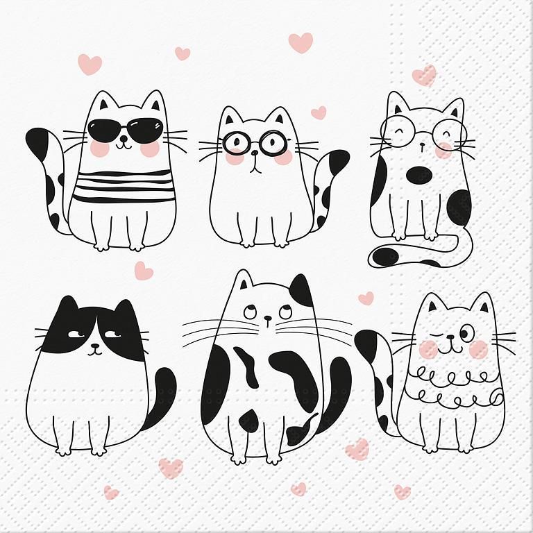 Meow Cats Napkins