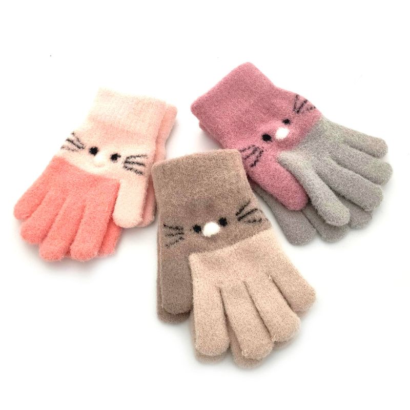 Children's Cat Gloves Assorted