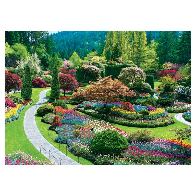 The Butchart Gardens Sunken Garden Puzzle