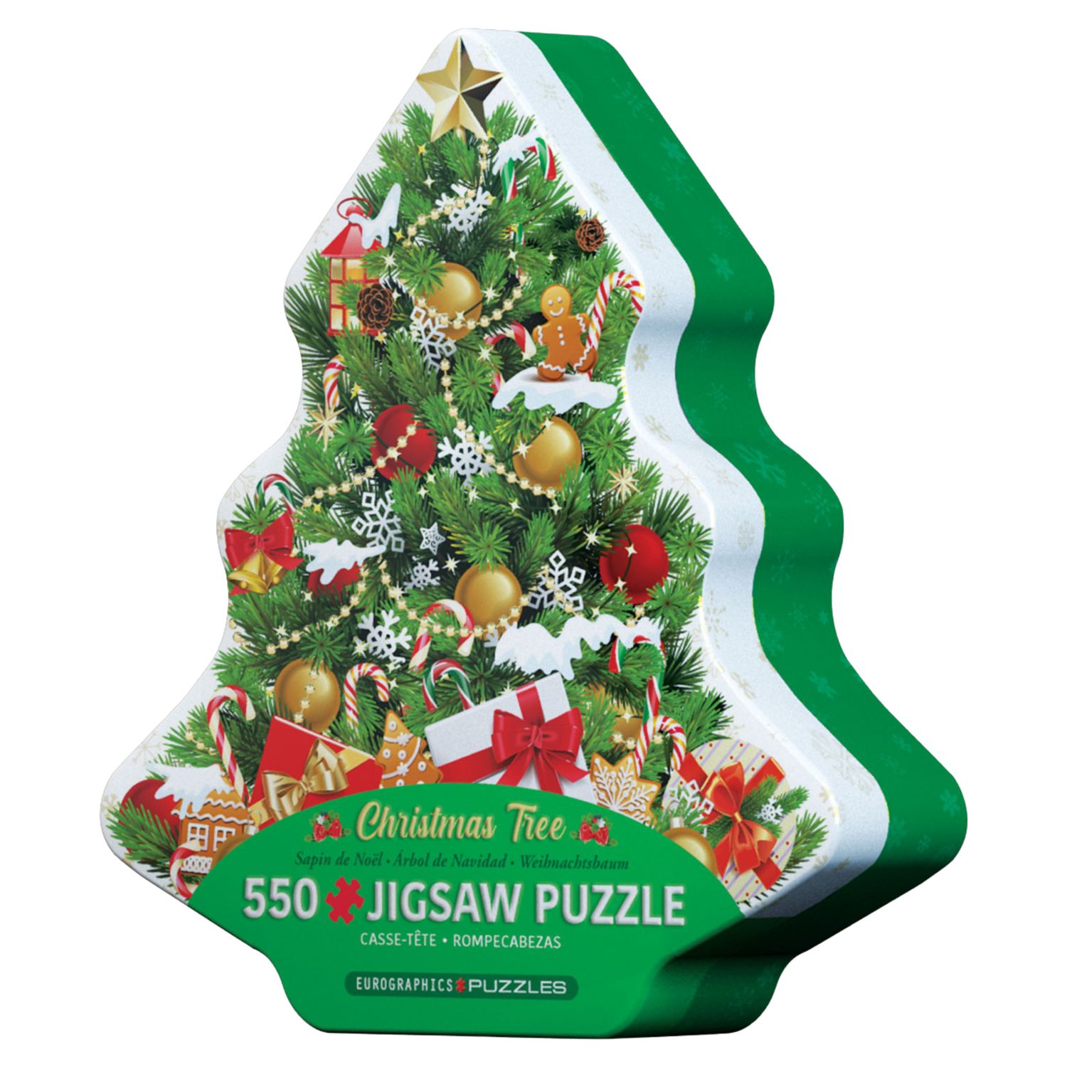 Christmas Tree Tin Puzzle