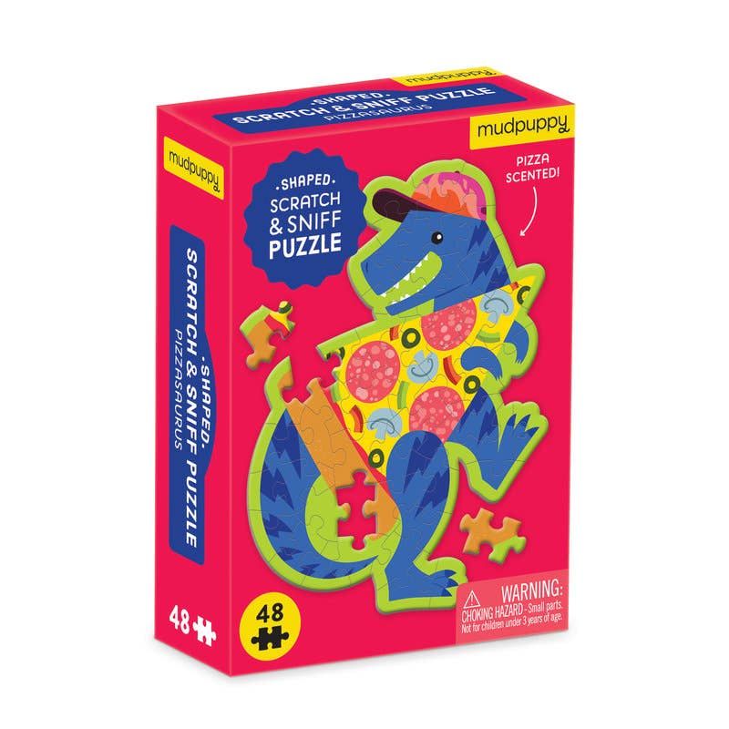 Pizzasaurus 48 Piece Mini Scratch &amp; Sniff Puzzle