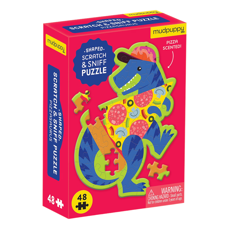 Pizzasaurus 48 Piece Mini Scratch &amp; Sniff Puzzle