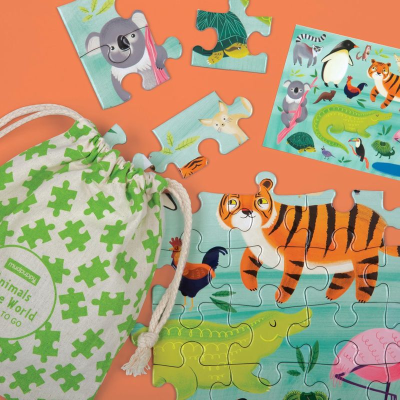 Animals Of The World Puzzle to Go