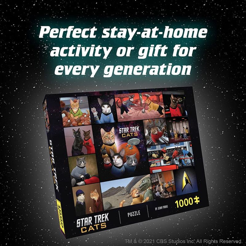Star Trek Cats 1000-Piece Puzzle