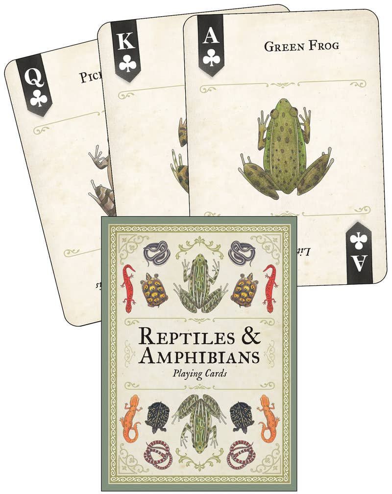 Reptiles &amp; Amphibians Playing Cards