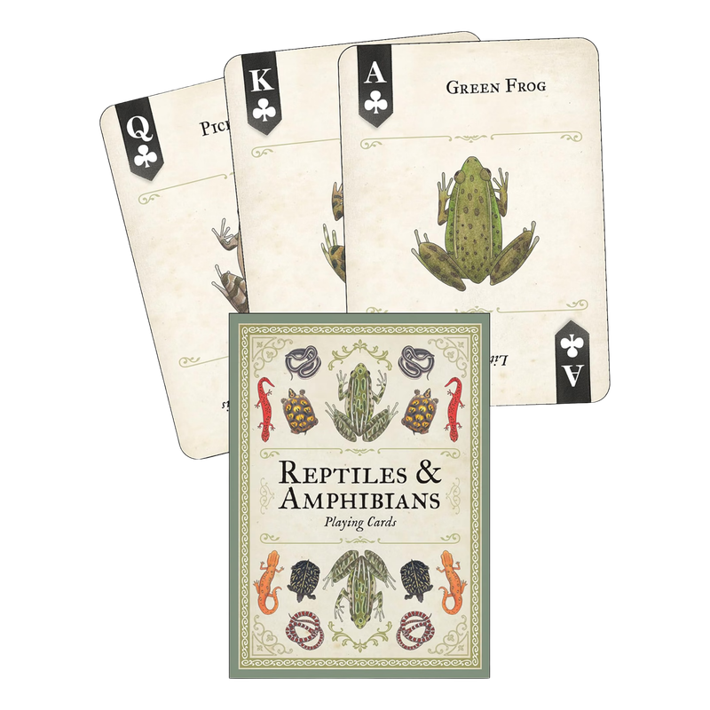 Reptiles &amp; Amphibians Playing Cards