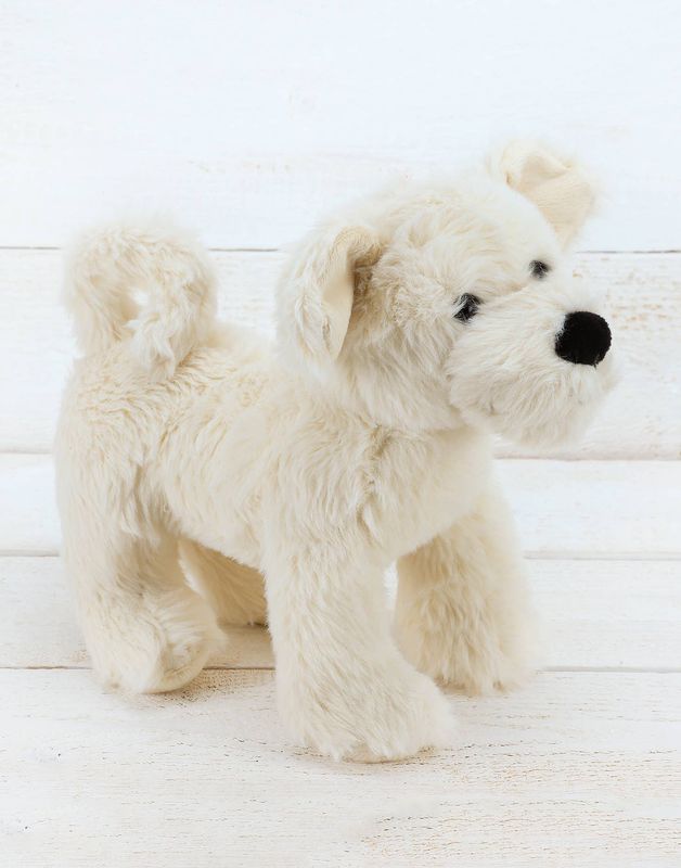 Puppy Dog Soft Plush Toy Cream - 20cm