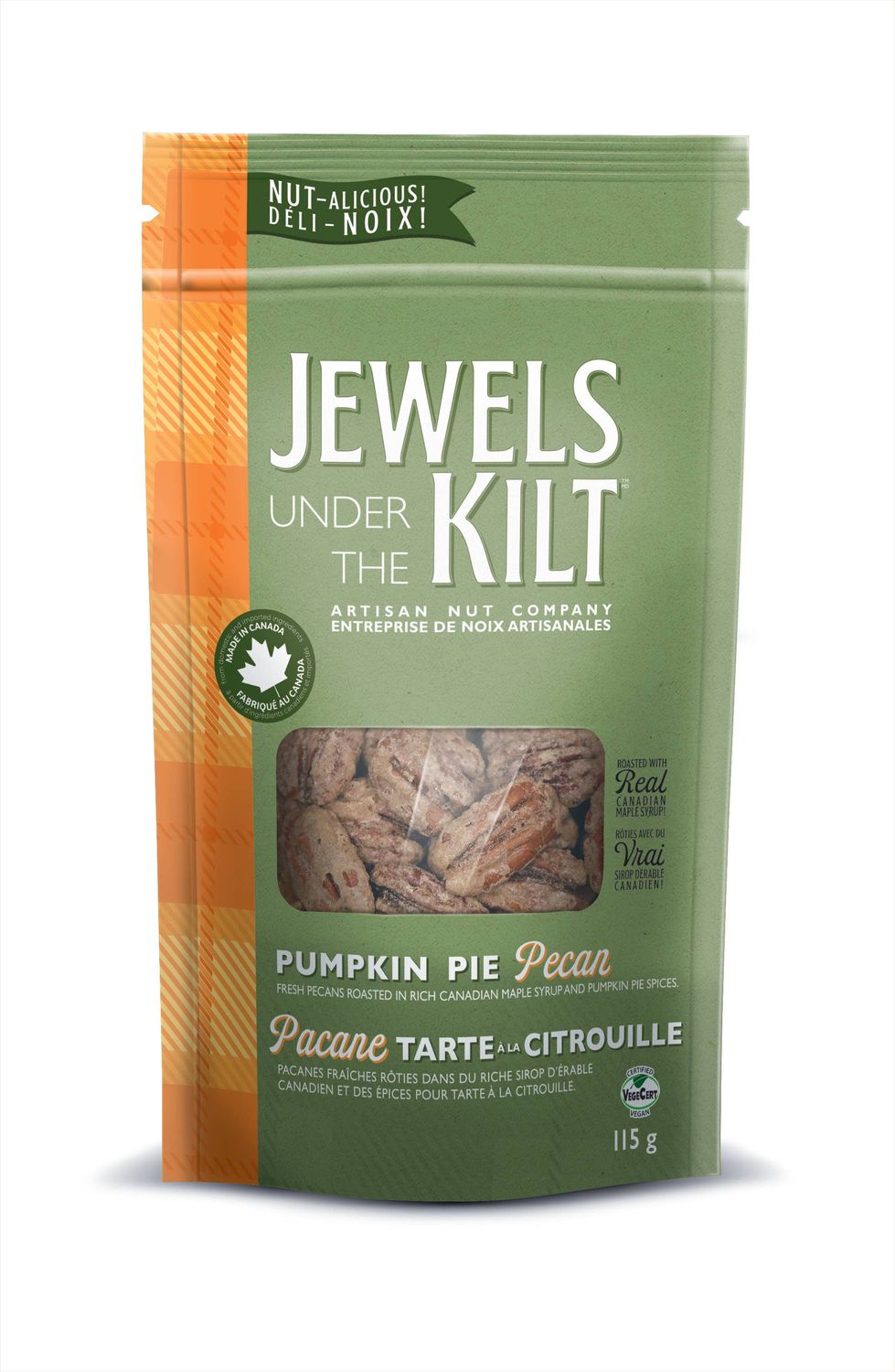 Pumpkin Pie Pecan, Size: 60g Bag
