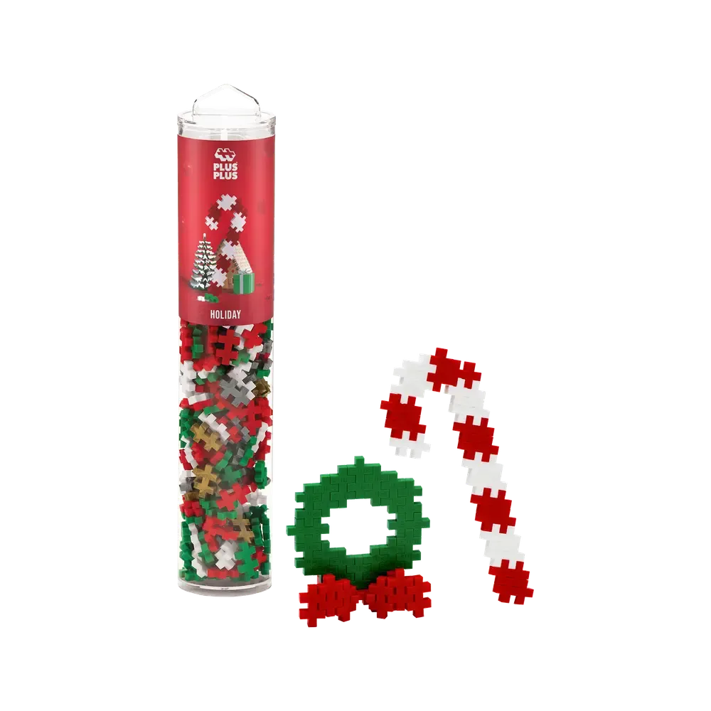 Plus Plus Holiday Puzzle in a Tube 240pc