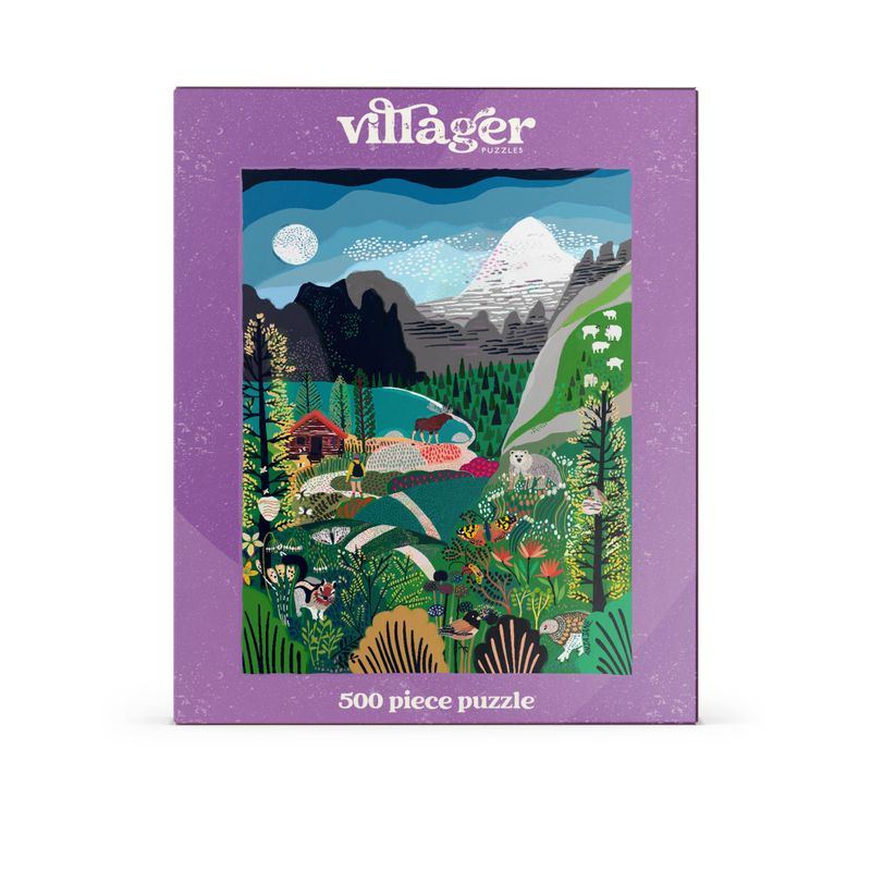 Villager Puzzles Rockies Explorer 500-Piece Puzzle