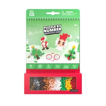 Plus Plus Christmas Puzzle by Number