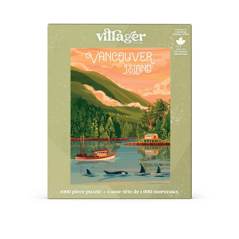 Villager Puzzles Vancouver Island 1000-Piece Puzzle