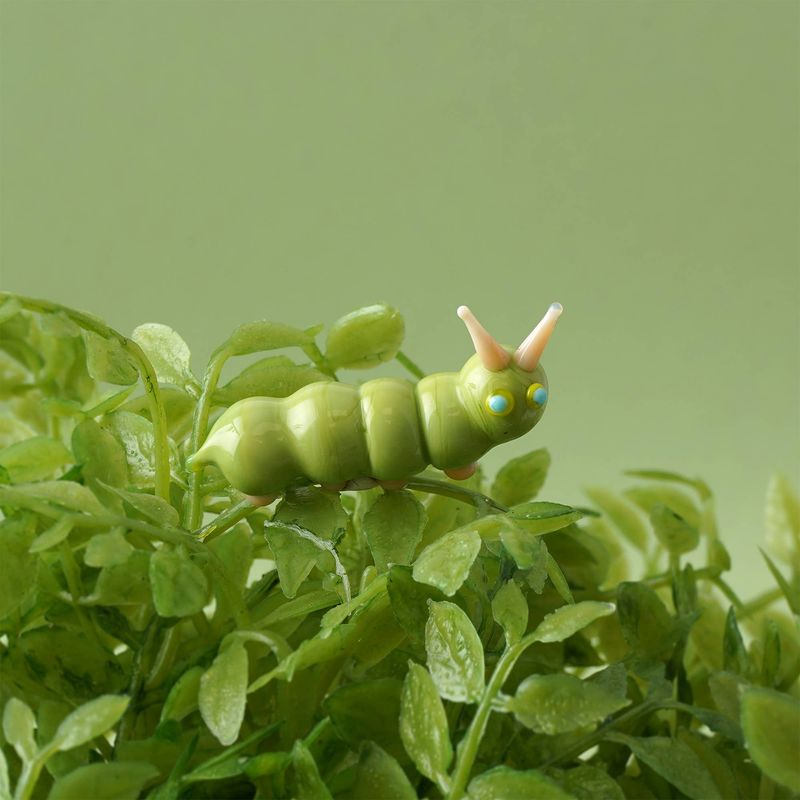 Artisan Glass Caterpillar In Gift Box