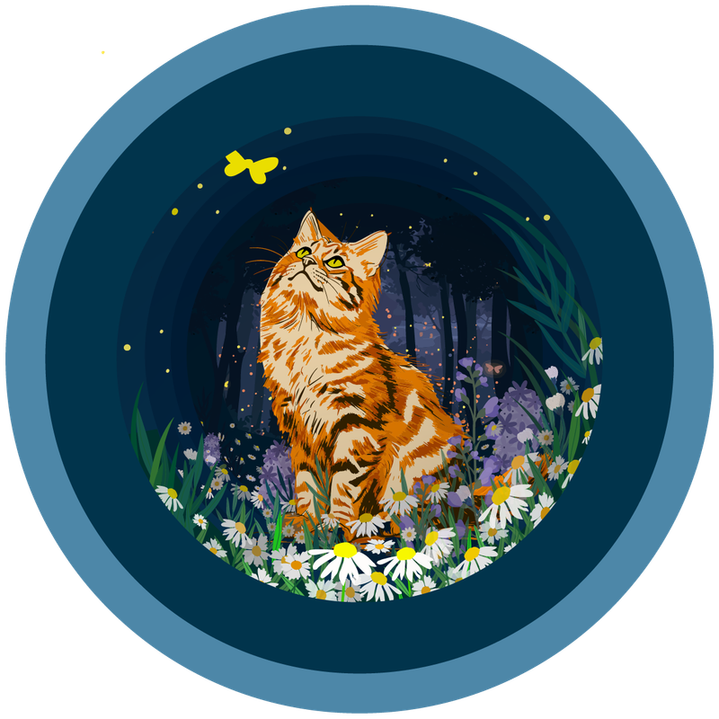 A Cup of Tea Pop Up Greeting Card - Cat