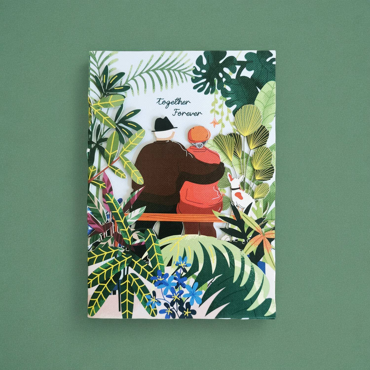 Original paper cut card - AL198