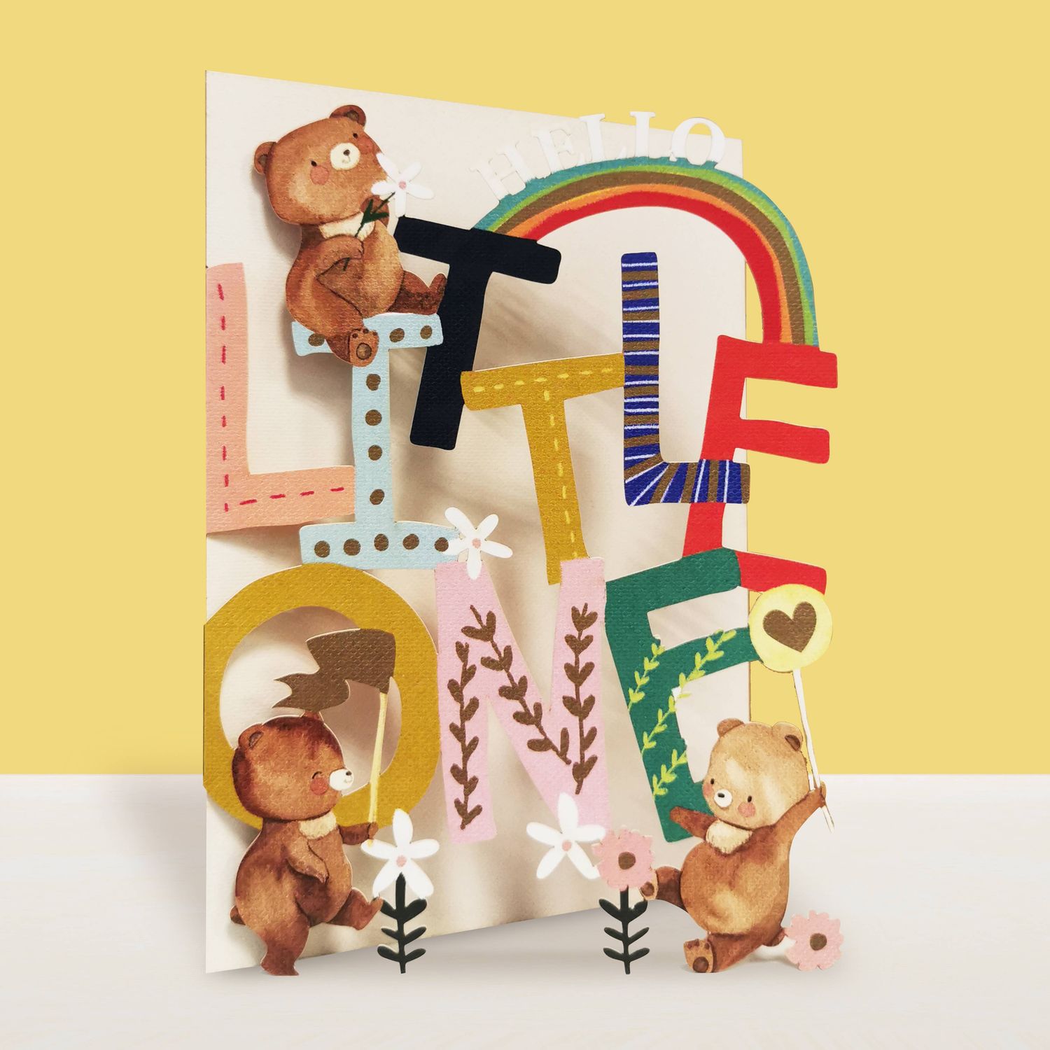Original paper cut card - AL174
