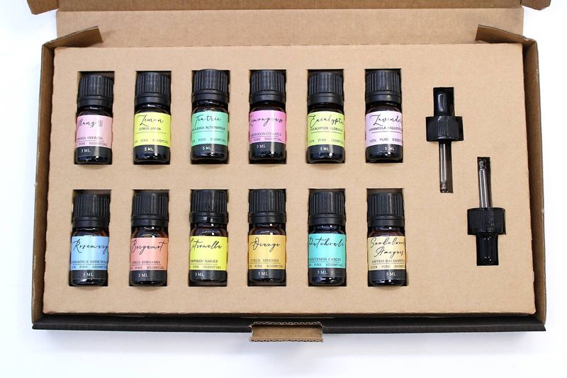 Ancient Wisdom Aromatherapy Essential Oil Set - The Top 12