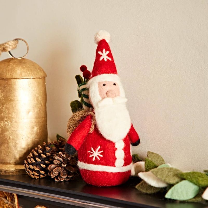 Felt Standing Santa Christmas Decoration