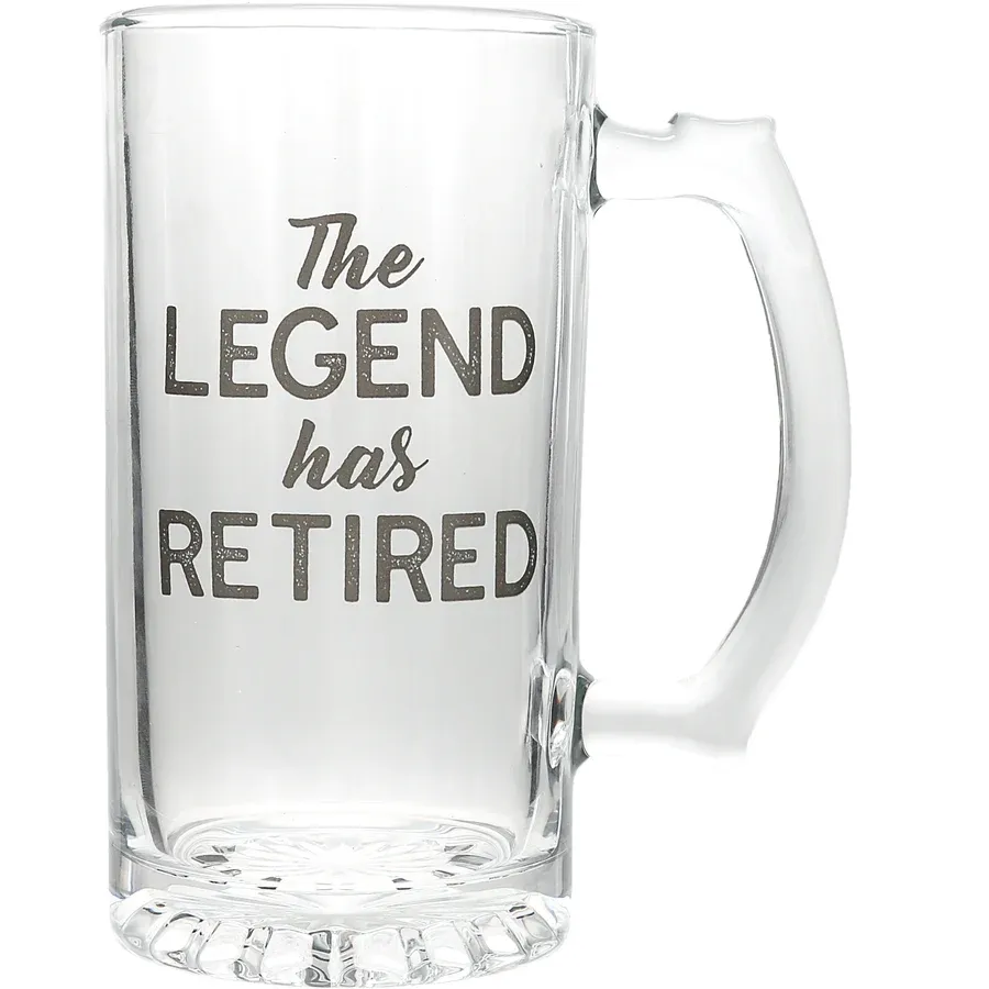 Retired Gift Boxed Glass Stein