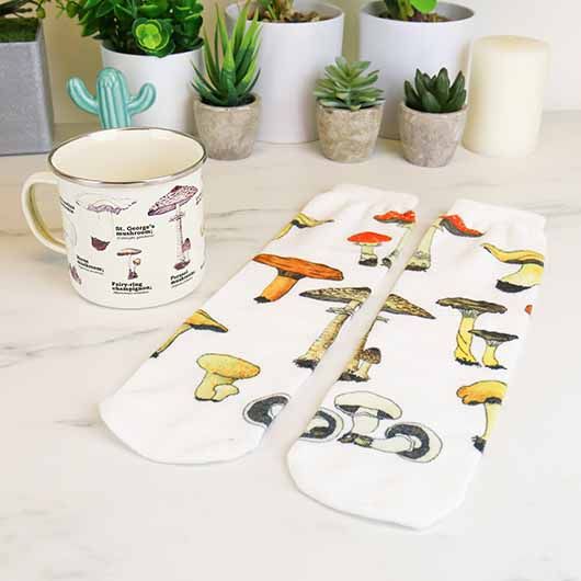 Mushroom Mug &amp; Socks Set