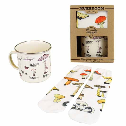 Mushroom Mug &amp; Socks Set