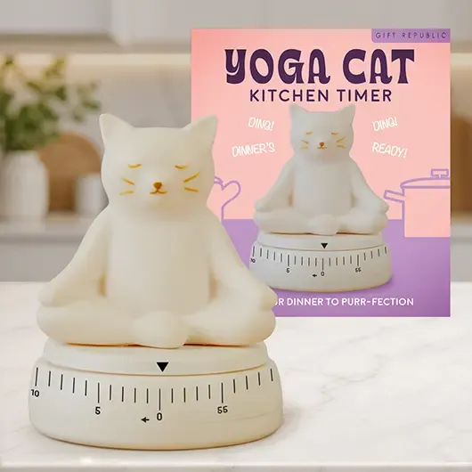 Yoga Cat Kitchen Timer